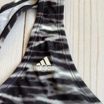 Adidas Nouveau Black Tie Dye Sport Bra Sz S NWT Photo 3
