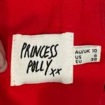 Princess Polly Red Corset Top Bustier Crop Top Strapless S 6 Photo 5
