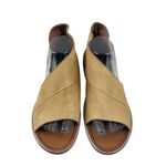 Free People * Mont Blanc Sandal Womens Size 41 Tan Leather D'Orsay Slip On Shoe Photo 2