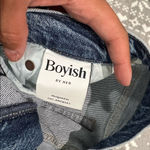 BOYISH The Zachary Skinny Jean in Starfight Size 29 Blue Photo 11