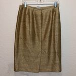 Vintage Le Suit Gold SKIRT Tailored Professional Style Suit skirt only Size 8 Photo 7