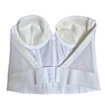 Vintage ILGW Union Made Corset Corset Bustier Petticoat Place Bra White Size 34B Photo 1