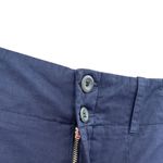 Vince  Chino Shorts High Waist Cotton Navy Blue Size US 8 Photo 3