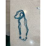 Lot of two beaded necklaces , turquoise yellow Photo 1