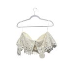 Two Sisters  CELINE Crop Blouse, White Lace, New with Tags Photo 2
