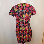 XTaren  Bright Floral Leaves Dress Size Large Photo 5