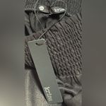 Krisa  Black‎ Puff Sleeve Linen Dress Size XS Photo 3