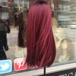 Wig red wine ombré wig Swisslace lacefront 2020 Size 16 Photo 2