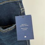 Crown & Ivy  Jeans SZ 4 Jaden Wash High Rise Flare Gold Hem Denim NWT Cotton Photo 3