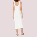 NWT The Drop Women's Yasmin‎ Rib Midi Sweater Tank Dress, Ivory Photo 1