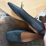 MANSUR Gavriel Raffia Square Toe Ballerina Woven Flats Size 39 Black Photo 3