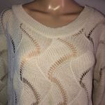Staring At Stars sheer wave stitch sweater Photo 2