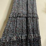 Sabina‎ Musayev Dress Gwen Maxi Flutter Sleeve Black Dotted Maxi Size M Size M Photo 4