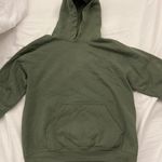 Plain Olive Green Hoodie Size M Photo 0