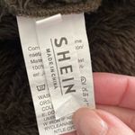 SheIn Size Medium Cozy Brown Teddy Bear Fleece Hoodie Photo 6