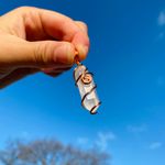 Handmade Clear Quartz Point Pendant Photo 0