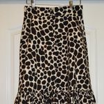 Cara Cara Animal Print Full Skirt Brown Size 2 Photo 2