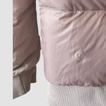 Lululemon  Jacket Womens 6 Roam Far Wool Bomber Goose Down 3-in-1 Puffer Pink Photo 5