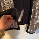 Generation Love  Black and Silver Sequin Blazer Photo 4
