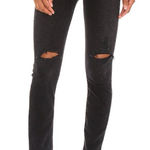 AGOLDE Nico High Rise Slim Jeans Cassette Black Size 27 Photo 0