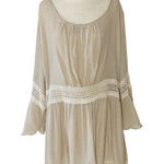 INDIGO SOUL Bell Sleeve Crochet Lace Dress Size XL Photo 0