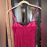 Hello Molly Fun Party Girl sequins mini dress bodycon corset barbiecore vegas Photo 5