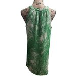 Sweet Pea Green Tree Print Halter Neck Dress Summer Boho Chic M Photo 1