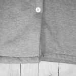 Zaful Gray Button-Up Hooded Vest Size 6 Photo 5