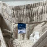 Old Navy  Flax Linen Blend High Rise Pull On Shorts Women's Small Photo 4