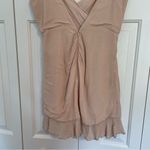 Lovers + Friends Nat Mini Dress Sz Medium Sand Beige Photo 9