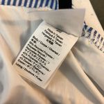 J.Crew Ruched One-Shoulder One-Piece Swimsuit Seersucker Striped Blue White 22 Photo 5