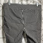 Rafaella  Black and White Gingham Pants Photo 4