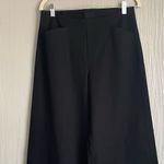 Old Navy High Rise Pixie Wide Leg Comfort Waist Stretch Pants Black Medium Work Photo 2