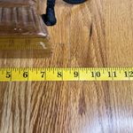 Timmy Woods Carved Lounging Luxury Cat Kitty Minaudiere Purse Shoulder Bag Lined Brown Photo 9