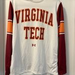 Under Armour  VA Tech White Loose Fit Shirt Size Small Photo 0