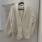 J.Crew  Cecile relaxed sweater blazer ivory color merino wool blend Photo 1