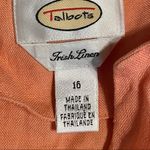 Talbots  Irish Linen Button Down Short Sleeve Top Photo 10