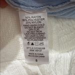 Double Zero  Light Blue Ribbed Top Photo 6