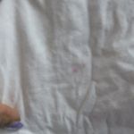 PINK Victoria's Secret tie up lace neckline pink on sleeves short sleeve shirt in white and black size large. Photo 4