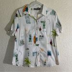 Chico's  Additions No Short Sleeve 1 Blouse Shirt Beach Travel Florida Medium‎ Photo 3