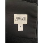Armani Collezioni  Black Wool Peplum Knee Length Dress‎ Size 8 Photo 1