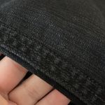 Free People  Black Vertical Textured Straight 5 Pocket Button/ZipUp Jeans-Size 29 Photo 13