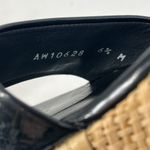 Stuart Weitzman Platform Basket Weave Woven Straw Sandal Slide Womens Size 6.5 Photo 6