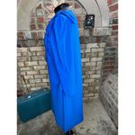 Dress sheath big bow puff sleeves blue long sleeve Size 14 Photo 7