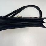 House Of Disaster Purse Floral Embroidery Painting Black Photo 6