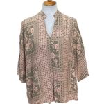 Andree by Unit Andrew By Unit Womens Printed Batwing Tunic Pink Size SM NWT Boho Coastal Flowy Photo 0