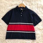 Brandy Melville navy stripe Jonny short sleeve polo Photo 0