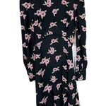 Flynn Skye NWT Elena Mini Dress Night Heavens Floral Long Sleeve Black Size XS Photo 0