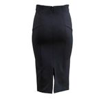 Veronica Beard  Vail Black Bi-Stretch Scuba Pencil Skirt Photo 12