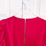 Alice + Olivia  Ann Red Ruffled Mini Dress Photo 6